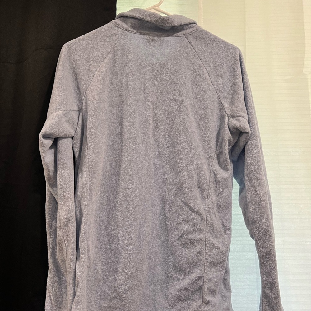 Women’s Columbia 1/4 Light Blue Fleece Pullover Size Small - Picture 2 of 4